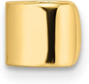 10K Yellow Gold Polished Single Ear Cuff Earrings