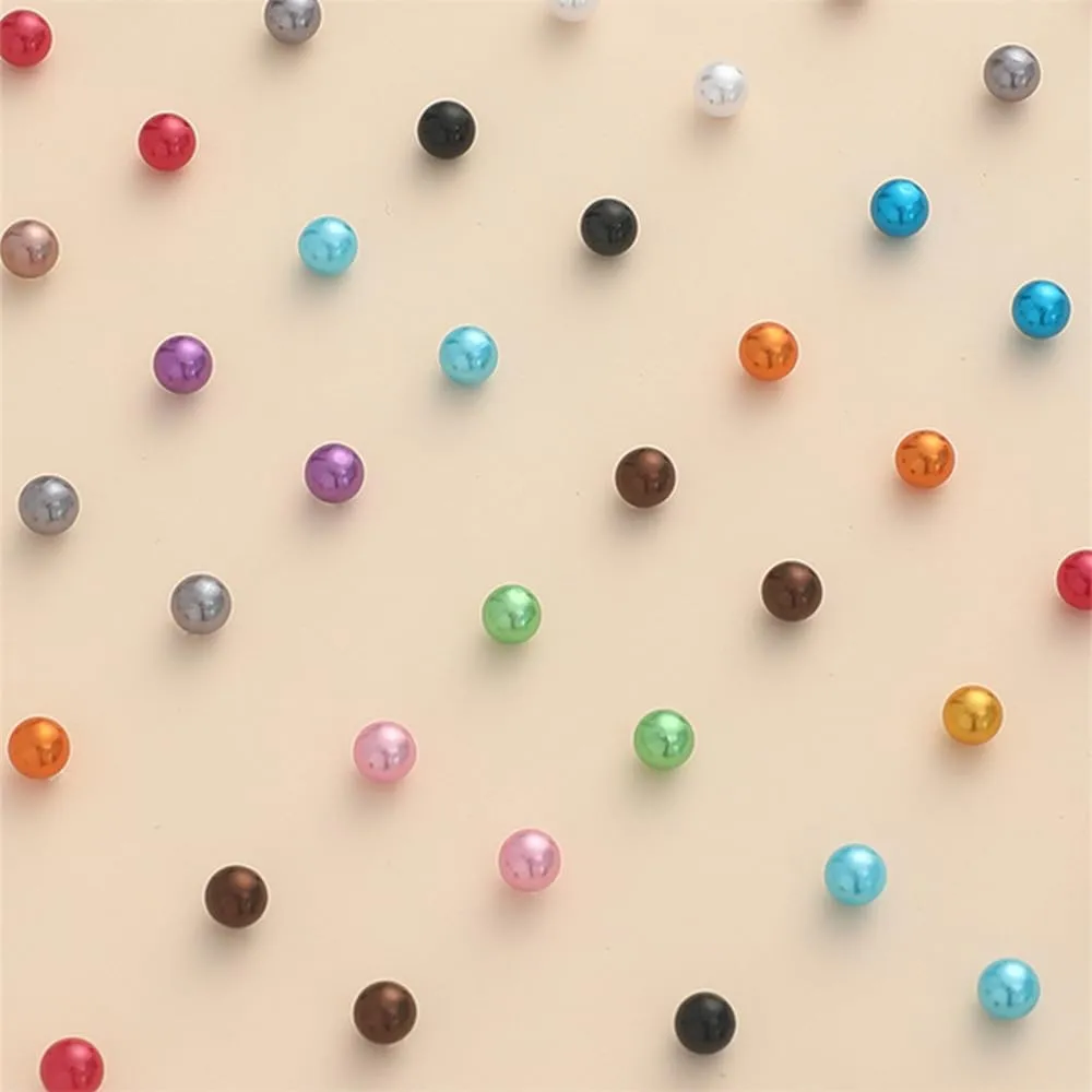 12/36 Pairs Hypoallergenic Round Imitation Pearl Earrings Classic Colorful Faux Round Ball Ear Studs Mixed Sizes Stud Earrings Set mfor Women Jewelry Birthday Gifts