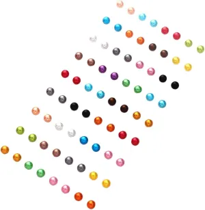 12/36 Pairs Hypoallergenic Round Imitation Pearl Earrings Classic Colorful Faux Round Ball Ear Studs Mixed Sizes Stud Earrings Set mfor Women Jewelry Birthday Gifts