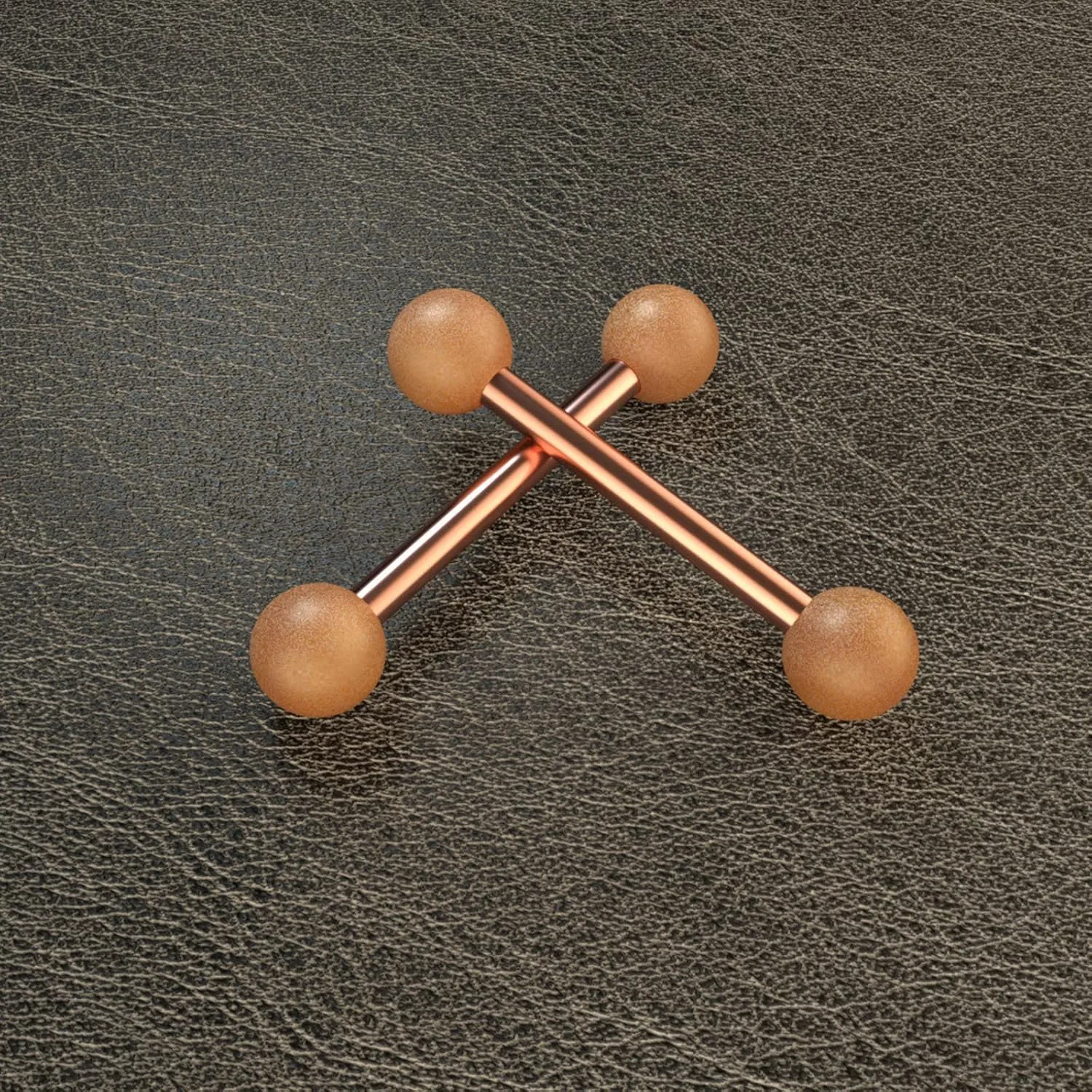14G Stainless Steel Nipple Rings Solid Frosted Straight Barbell Bars Tongue Ring 16mm(5/8Inch) Body Piercing Jewelry