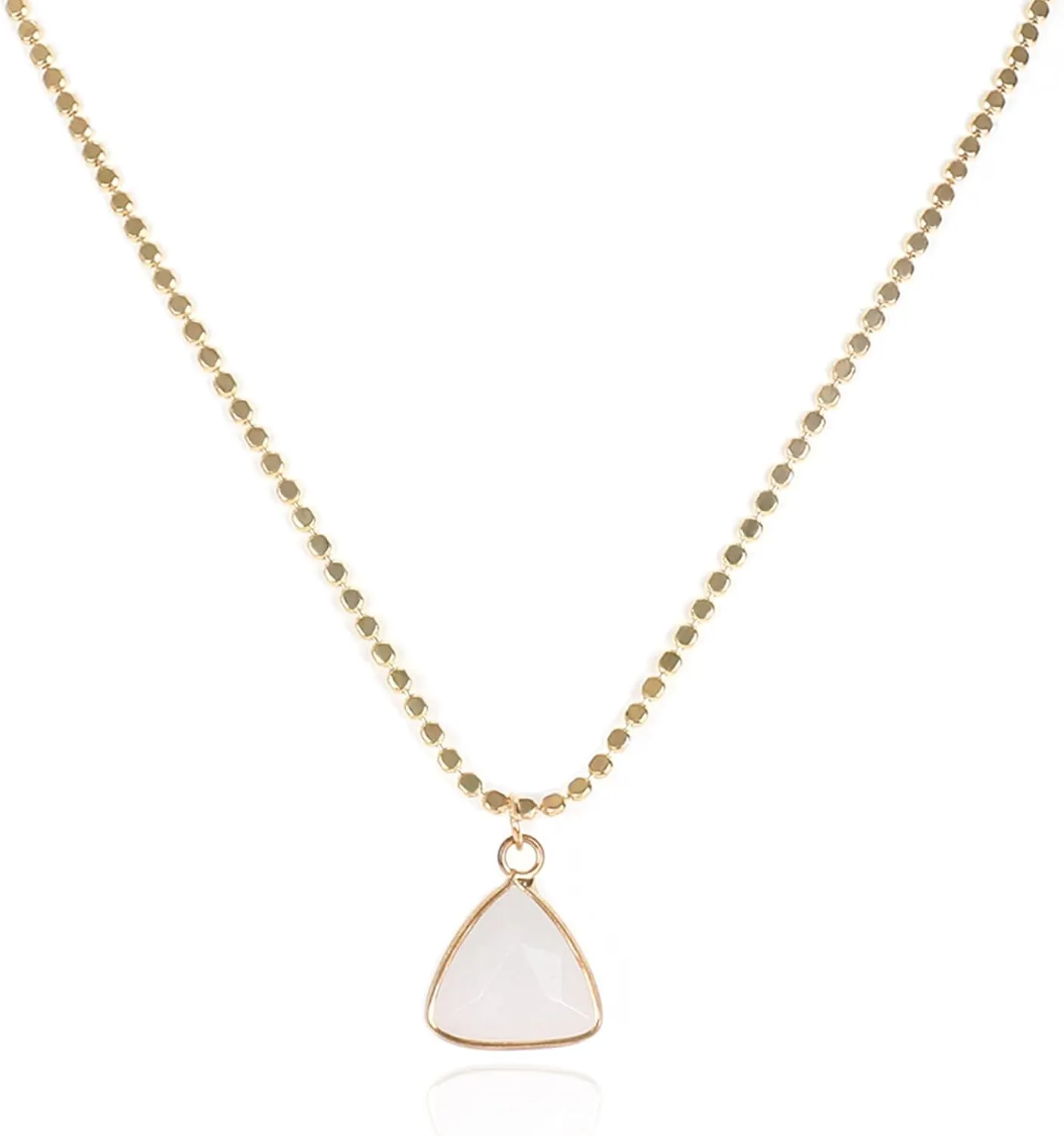 14K Gold Plated Cubic Zirconia Necklace | Cute Dainty Pendant Necklaces Multi-Style Necklace for Women