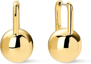 Ana Luisa Perry Statement Earrings for Women Trendy - Bold 14K Gold Plated Ball Drop Dangle Chunky Earrings for Women - Hypoallergenic, Water-Resistant, Tarnish-Free - Stylish Chunky Gold Jewelry