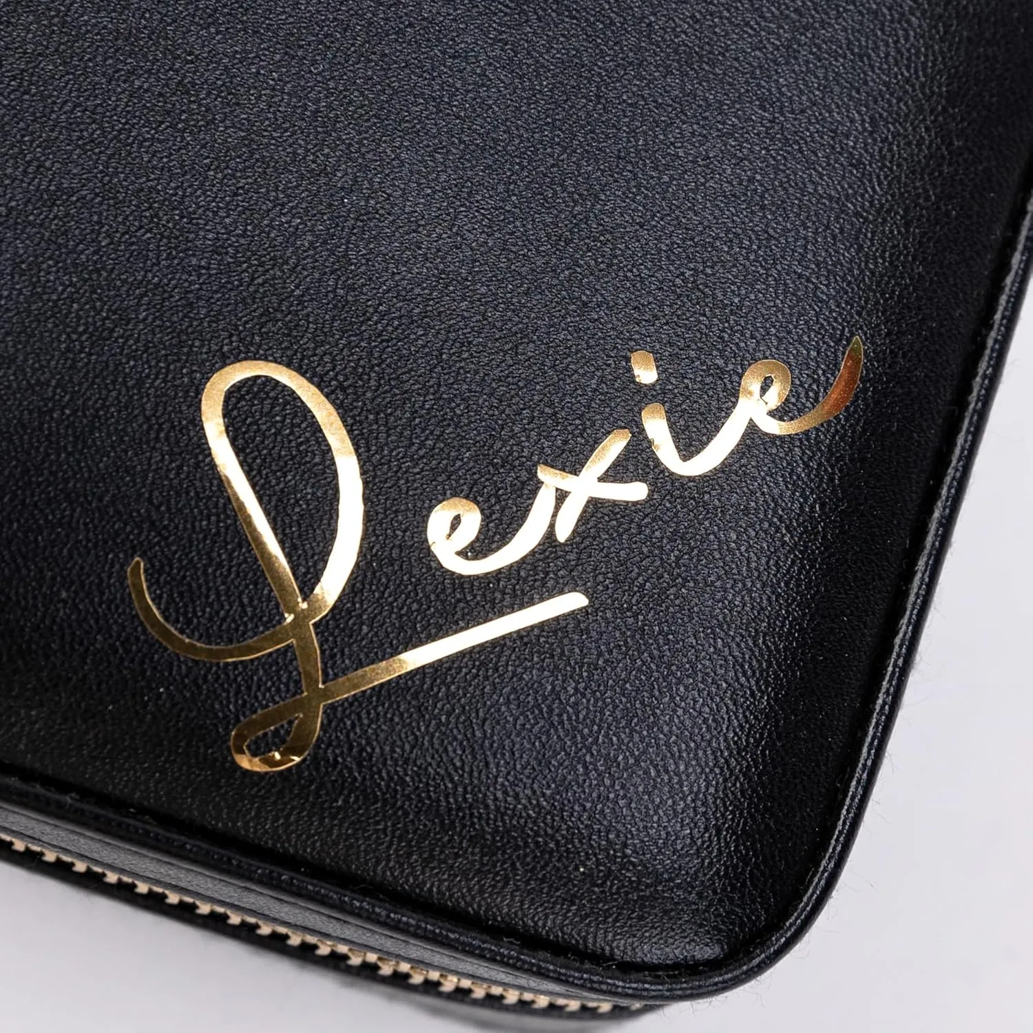 Angelina's Palace Personalized Jewelry Case with Name Engraved,Custom Leather Travel Jewelry Organizer Box for Rings,Earrings,Necklaces,Birthday Bridesmaid Gift For Women Girls