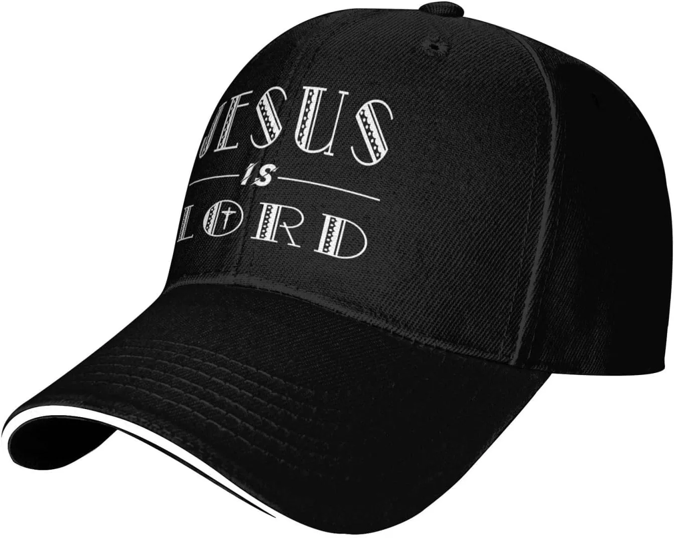 Baseball Cap for Men Women Christian Faith Over Fear Jesus Christ Cross Religious Hat