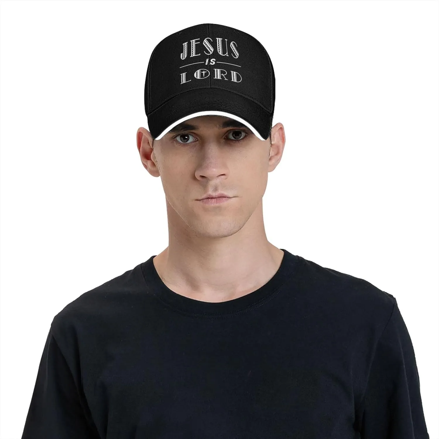 Baseball Cap for Men Women Christian Faith Over Fear Jesus Christ Cross Religious Hat