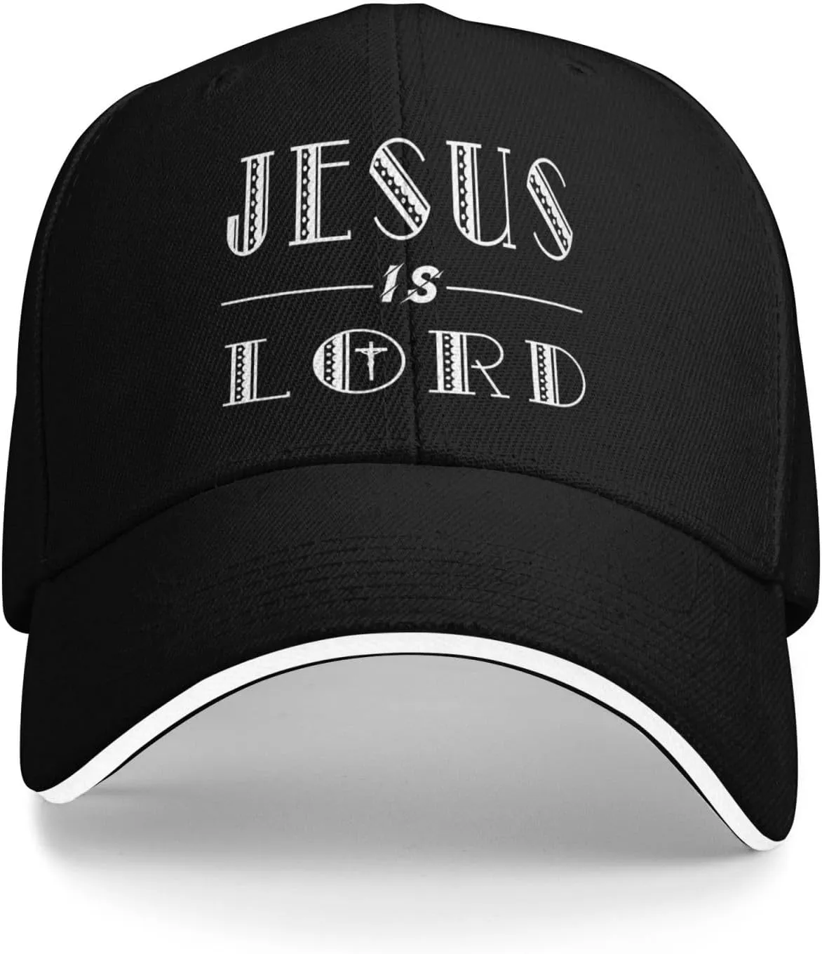 Baseball Cap for Men Women Christian Faith Over Fear Jesus Christ Cross Religious Hat