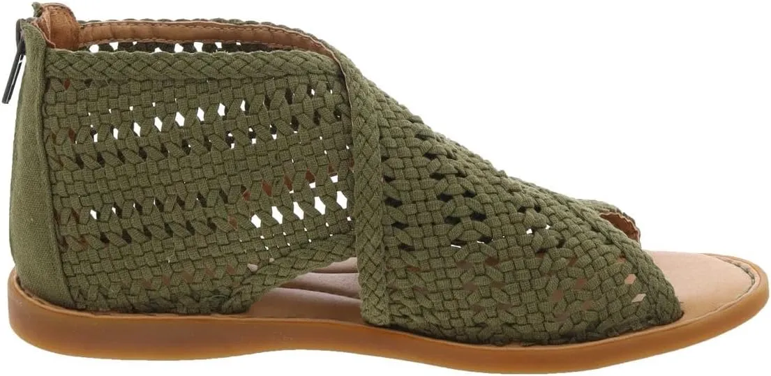BORN Women's Comfortable IWA Macram Leather Sandal