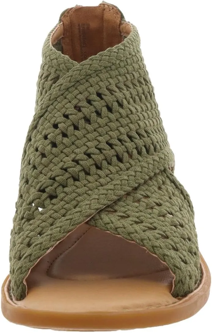 BORN Women's Comfortable IWA Macram Leather Sandal