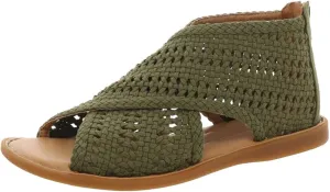 BORN Women's Comfortable IWA Macram Leather Sandal
