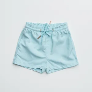 Boy's Swim Trunks in Aquamarine