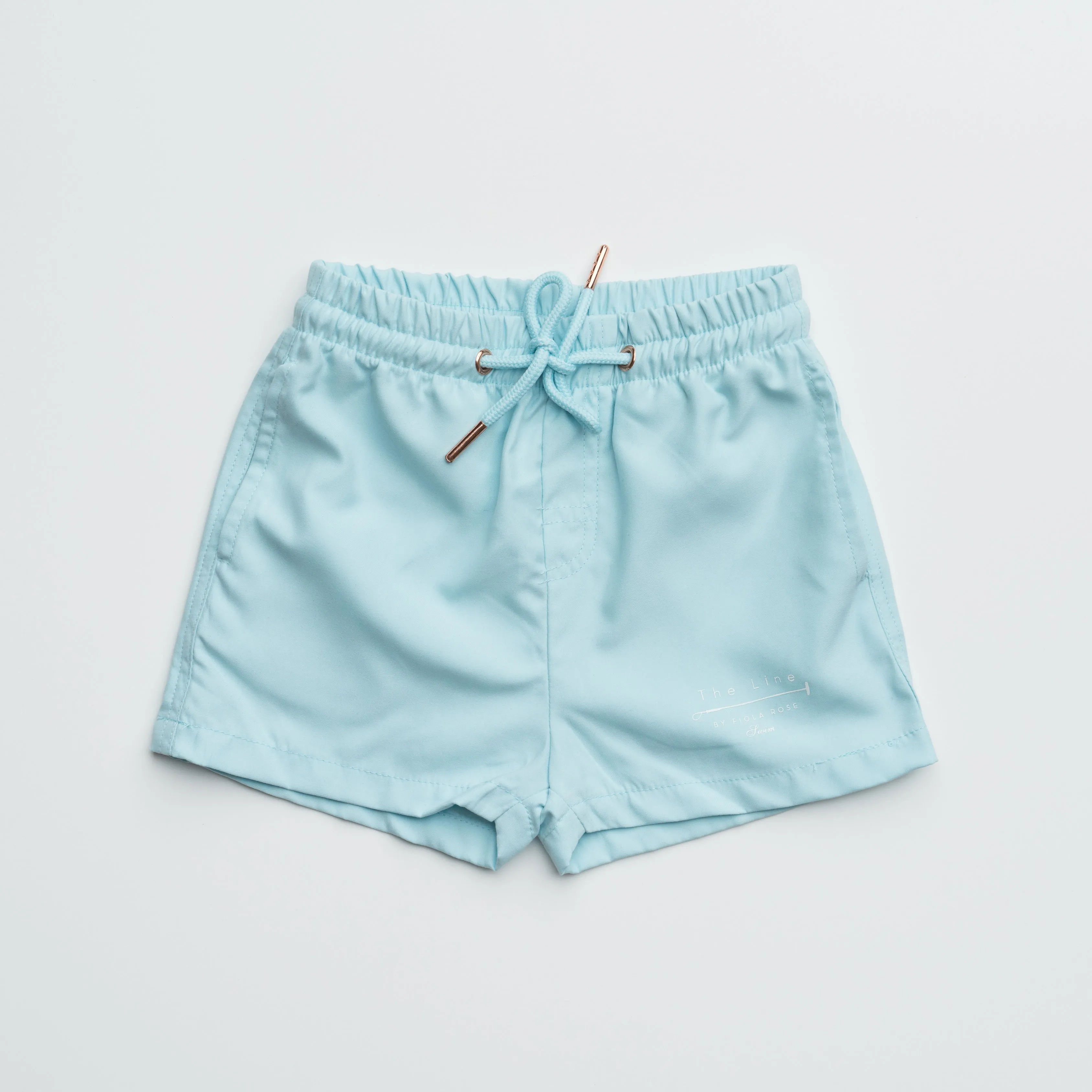 Boy's Swim Trunks in Aquamarine