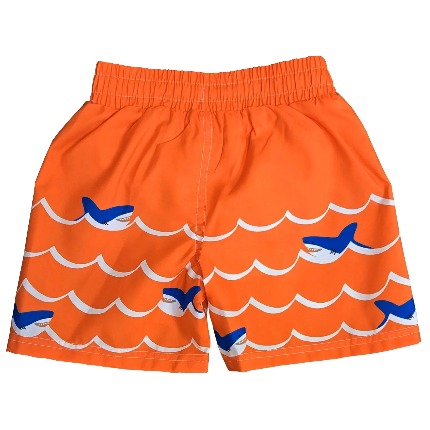 BT-A757 - Wholesale Toddler Boy's Shark & Wave Print Swim Trunk