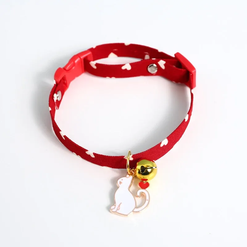Cat Collar Necklace with Bell
