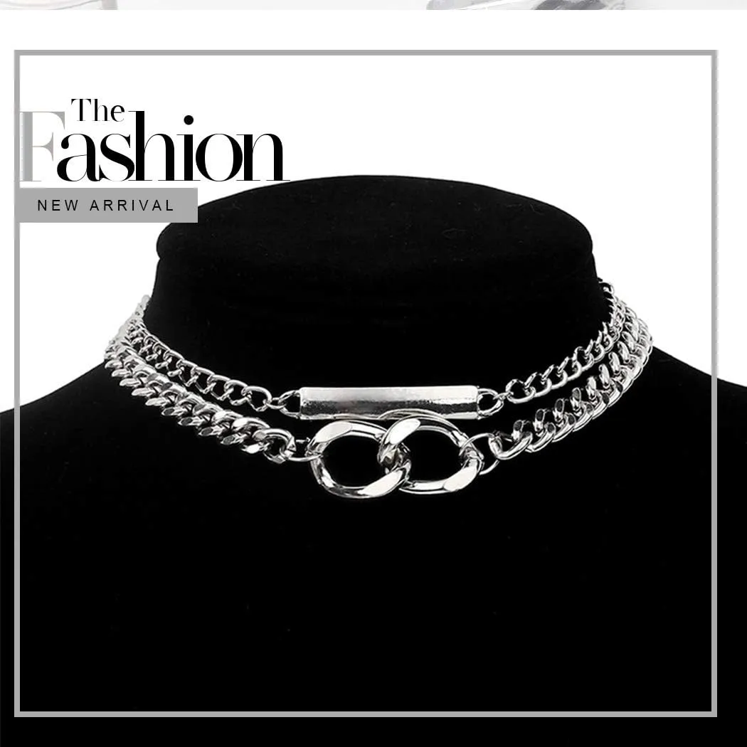 CLOACE Boho Choker Necklace Gold Cuban Link Necklaces Chain Fashion Jewelry for Women and Girls