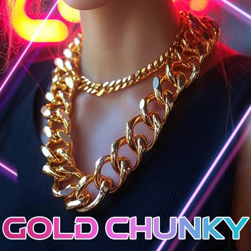 CLOACE Chunky Choker Necklace Gold Cuban Link Necklaces Chain Fashion Jewelry for Women