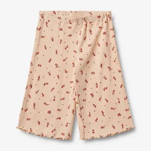 Cropped Pants Marena - rose water flowers