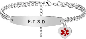 Custom Medical Alert Bracelets for Men & Women Customizable Free Engraving Stainless Steel Emergency Personalized Medical ID Wristband Bracelet