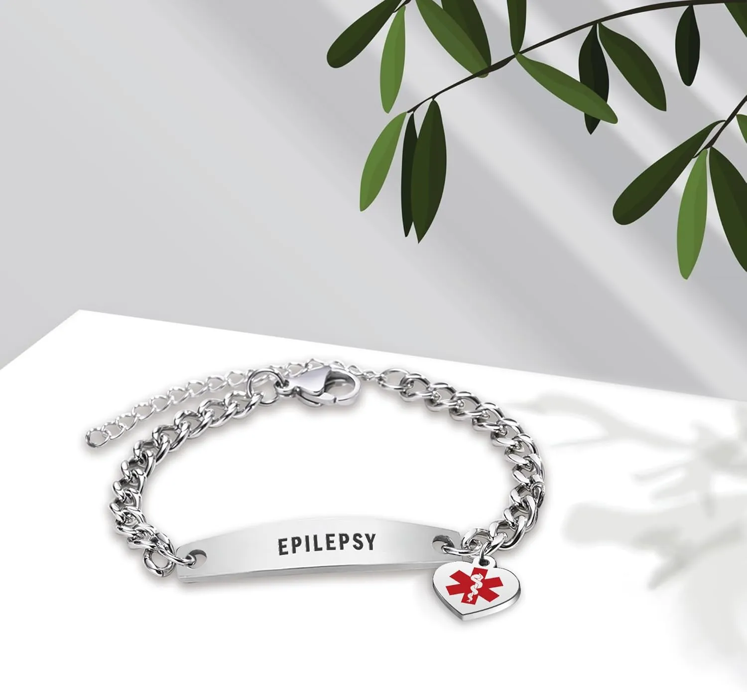 Custom Medical Alert Bracelets for Men & Women Customizable Free Engraving Stainless Steel Emergency Personalized Medical ID Wristband Bracelet
