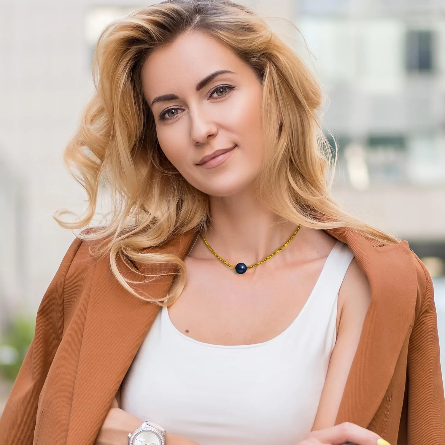Dainty Single Pearl Pendant Necklaces for Women Trendy,Womens Black Stone Beaded Choker Necklace,Delicate Round Freshwater Pearl Necklace Jewelry Gift for Women