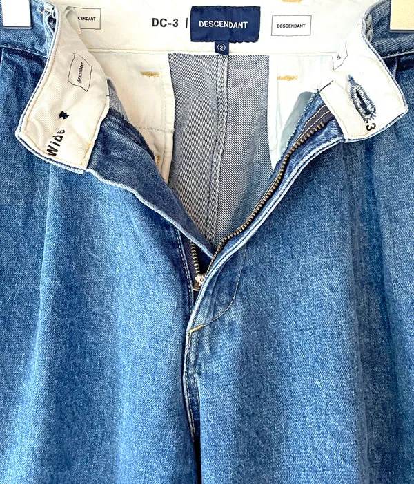 DESCENDANT/DC-3 DENIM TROUSERS (INDIGO)