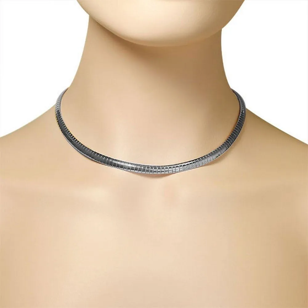 EDFORCE Stainless Steel Classic Choker Necklace