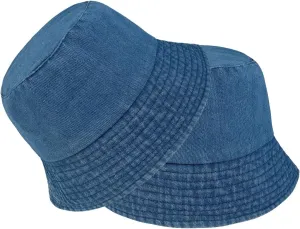 Eigso Denim Bucket Hat for Women Men Wahsed Foldable Summer Fishing Beach Sun Hat for Woman Man