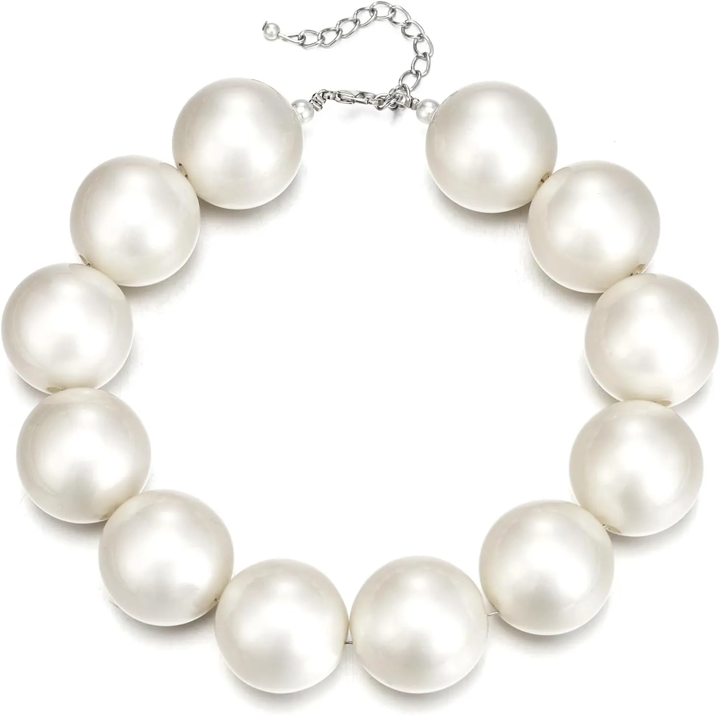 EleQueen Gorgeous Beads Choker Necklace for Women, Elegant Statement Costume Stylish Jewelry