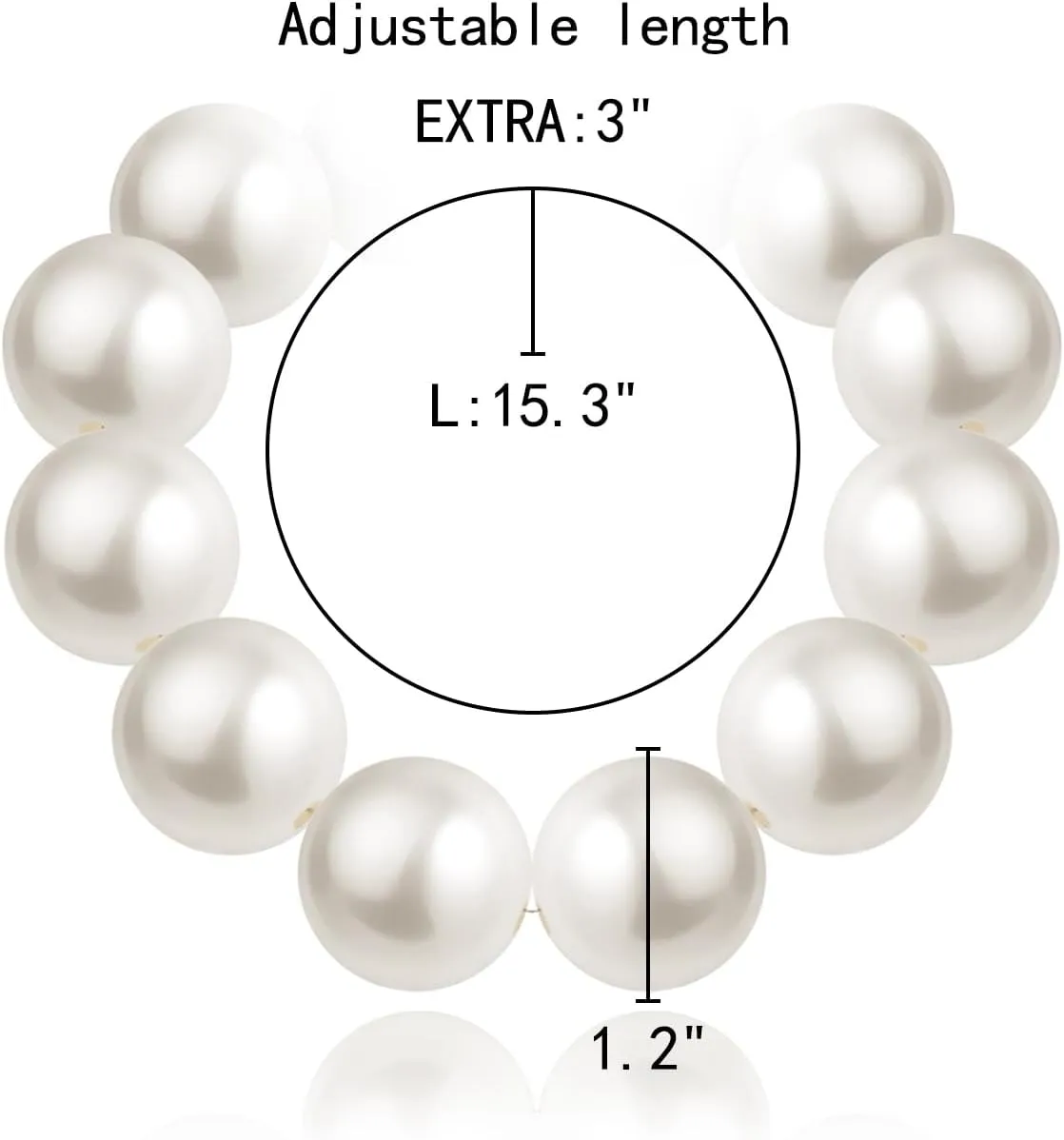 EleQueen Gorgeous Beads Choker Necklace for Women, Elegant Statement Costume Stylish Jewelry