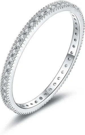 Female's Silvers Cubic Zirconia Ring Cubic Zirconia Stylish Ring 1 Pack
