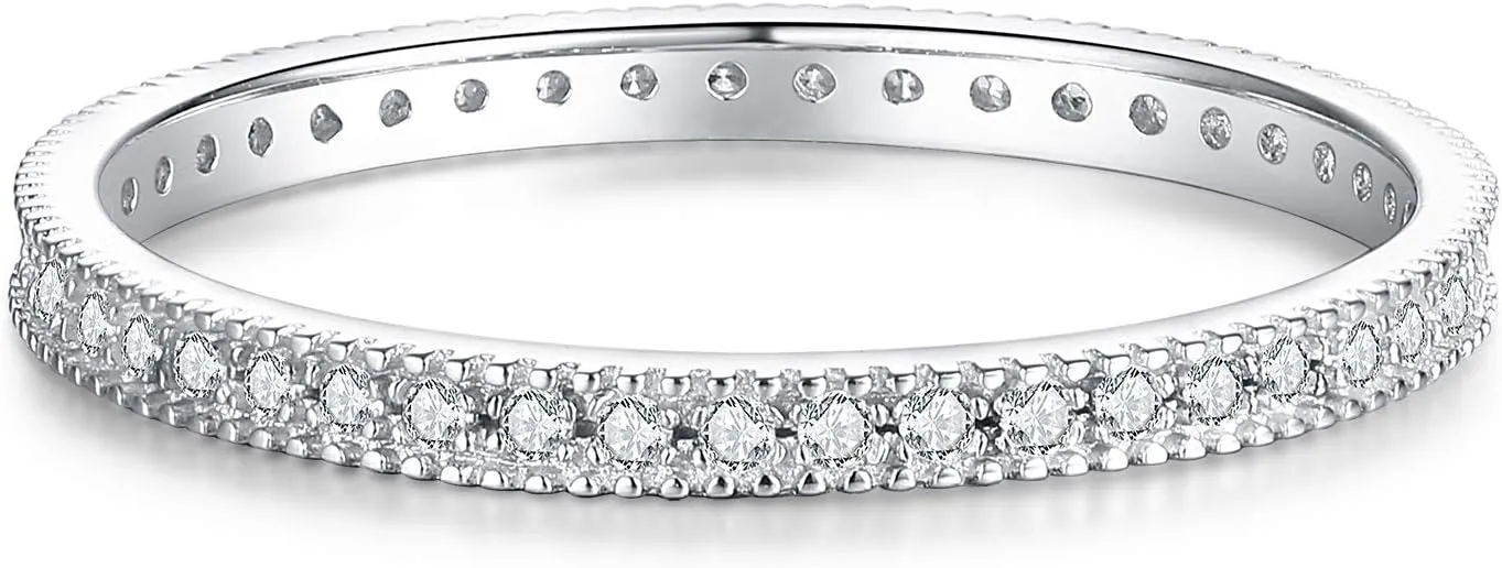 Female's Silvers Cubic Zirconia Ring Cubic Zirconia Stylish Ring 1 Pack