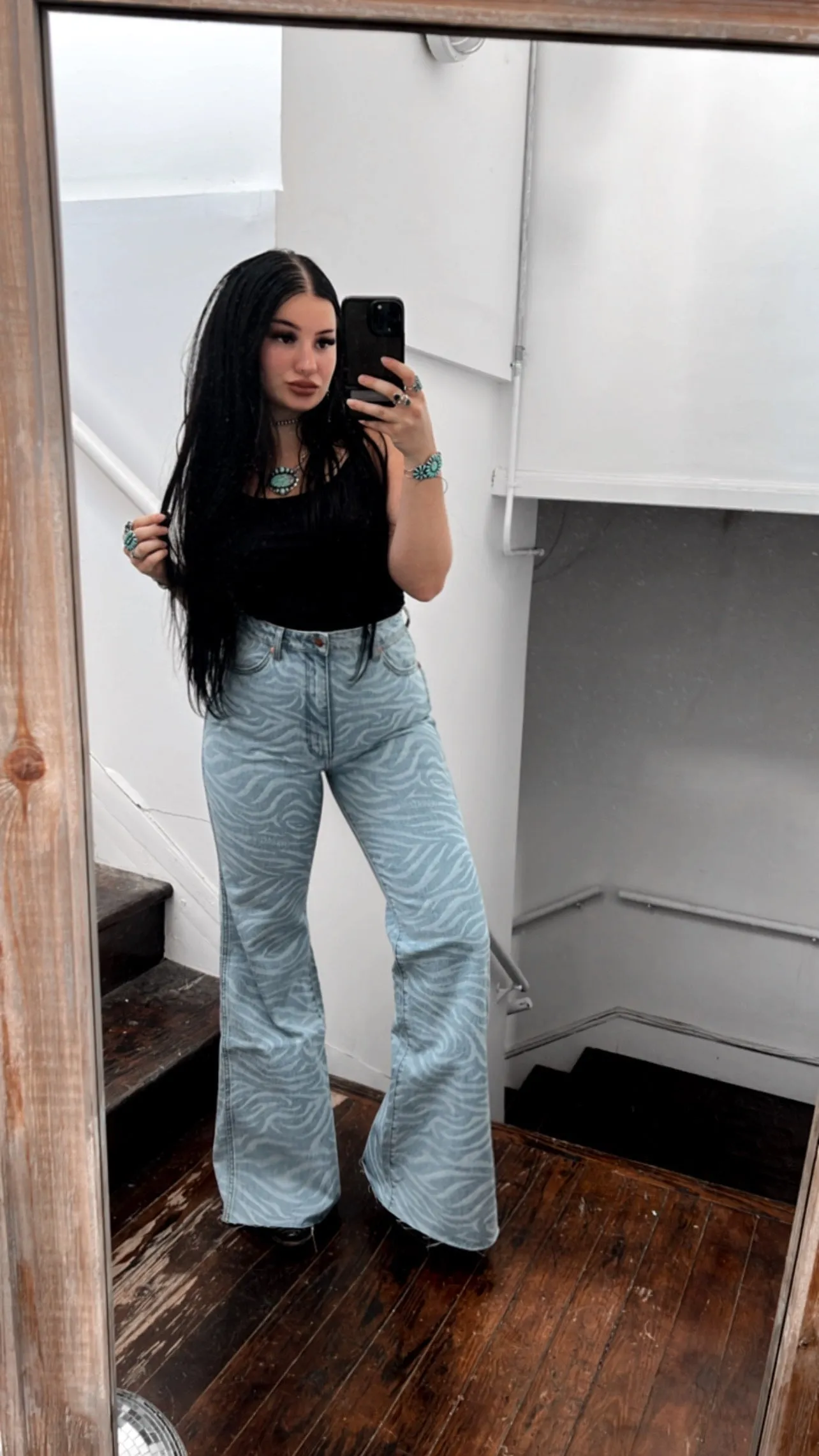 Final Sale✨ Wild Thing Wrangler Limited Tiger Print Jeans
