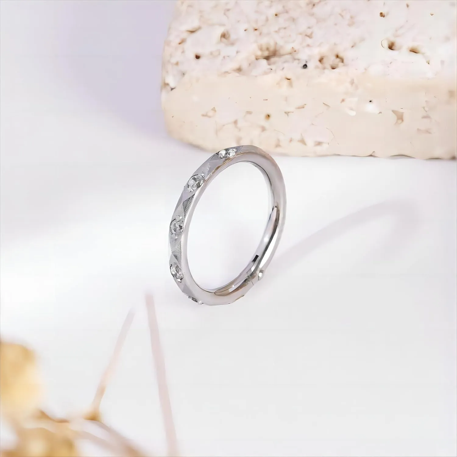 Gold Nose Rings Hoops for Women Silver Septum Rings 16g Nose Piercings Jewelry 316L Surgical Steel Conch Rook Helix Piercing Jewelry CZ Cartilage Hoop Earring for Men