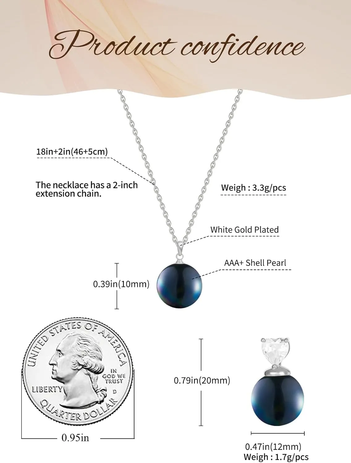 Gold Plated Stainless Steel Zircon Necklace And Earrings Jewelry for Women