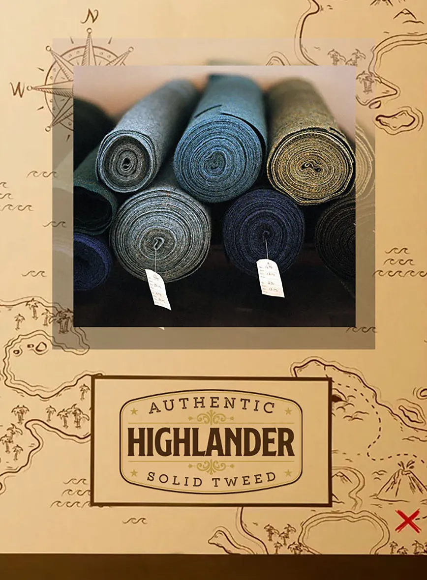 Highlander Light Tobacco Tweed Suit
