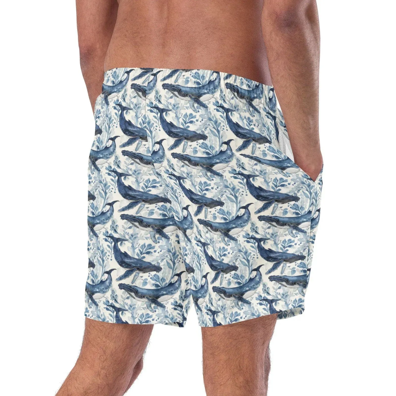 Humpback Whale Song Men's Swim Trunks