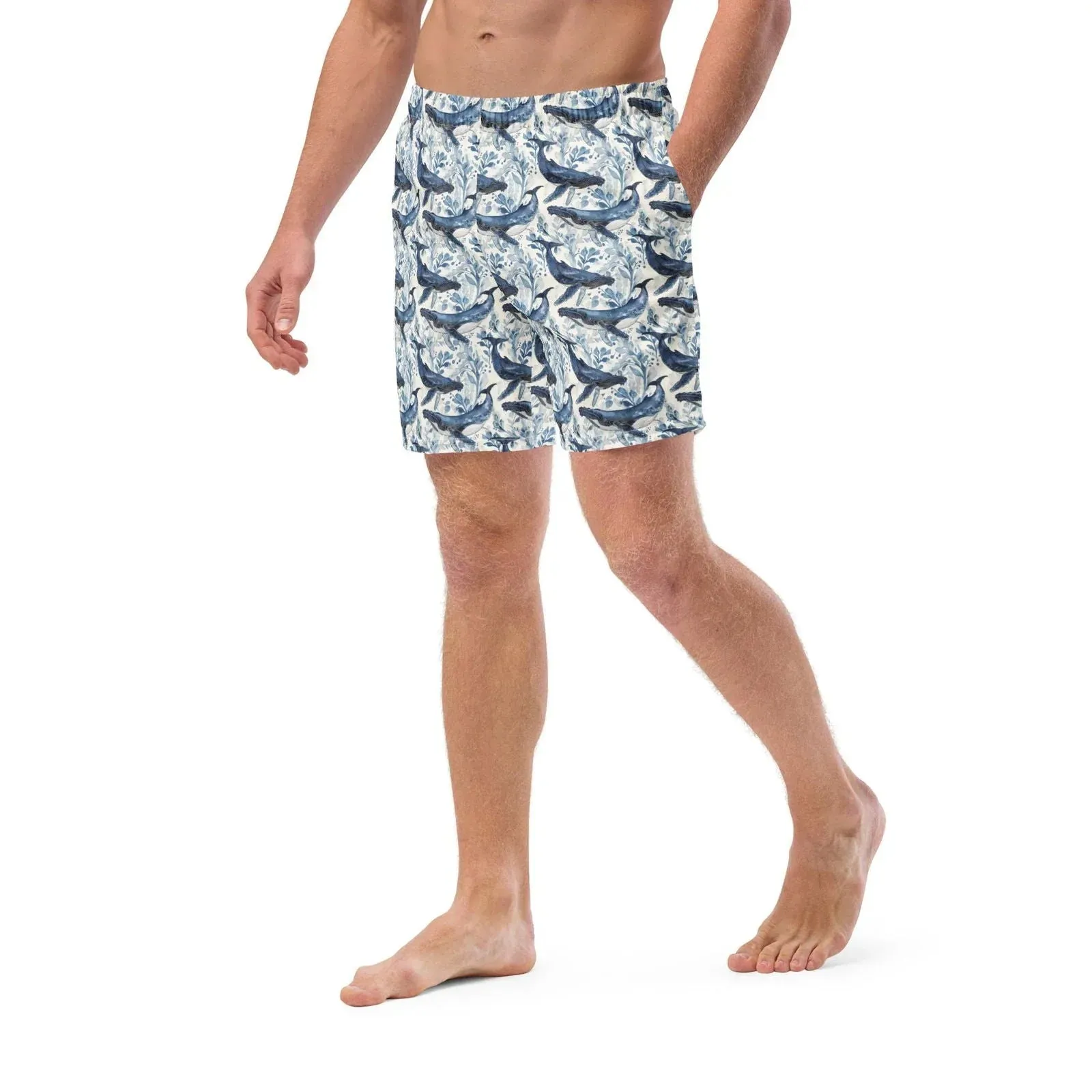 Humpback Whale Song Men's Swim Trunks