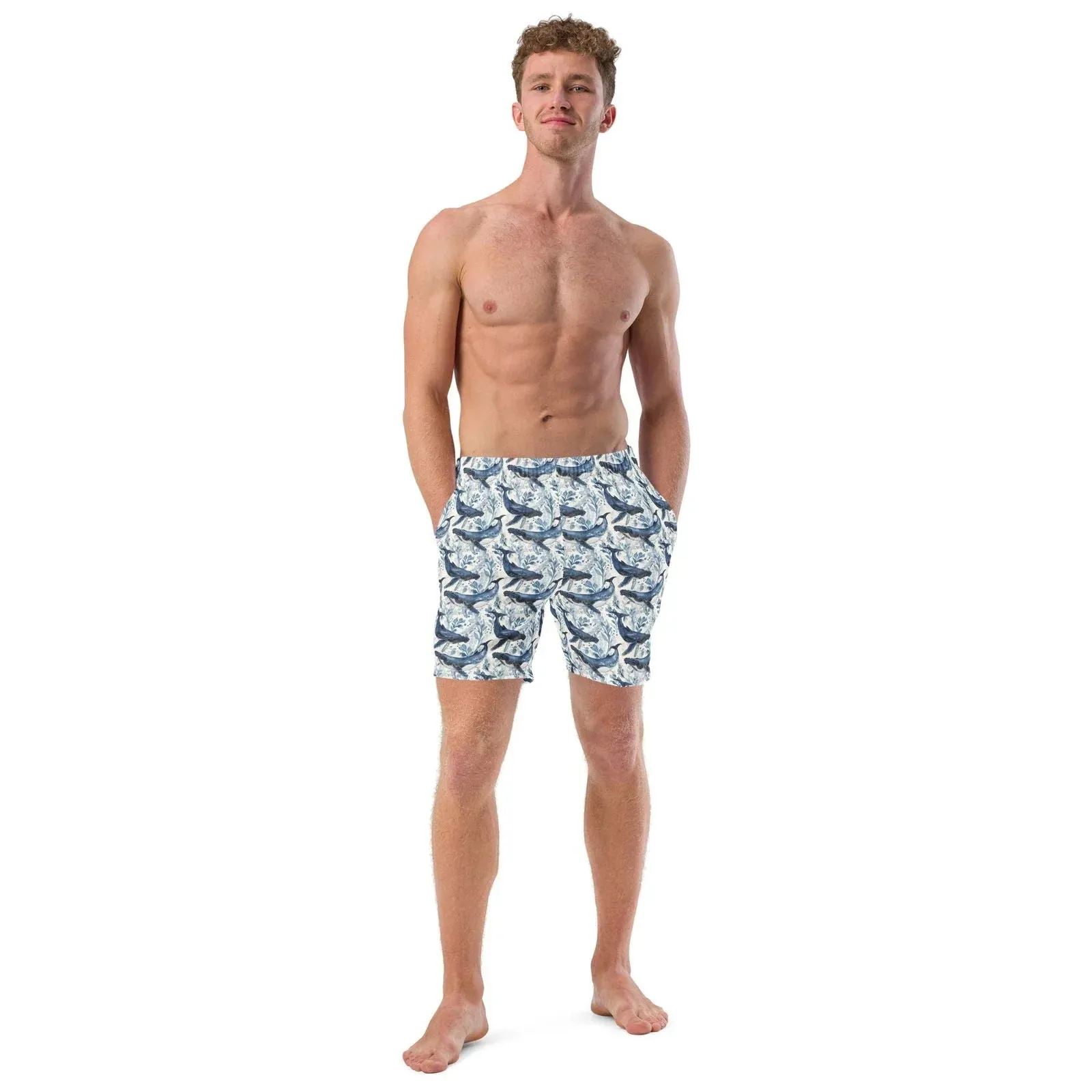 Humpback Whale Song Men's Swim Trunks