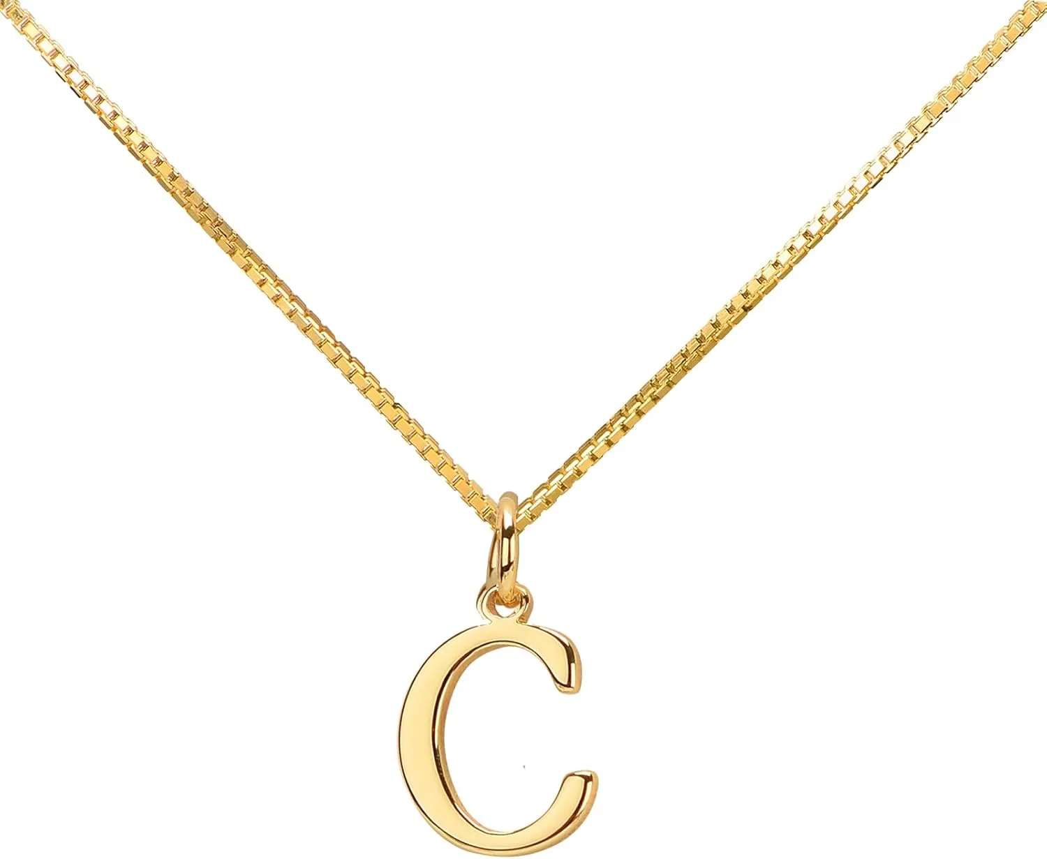 Initial Necklaces,Stylish Personalized Letter Necklace,Tiny A-Z Pendant Choker,Dainty Monogram Name Necklace for Women Jewelry Gift