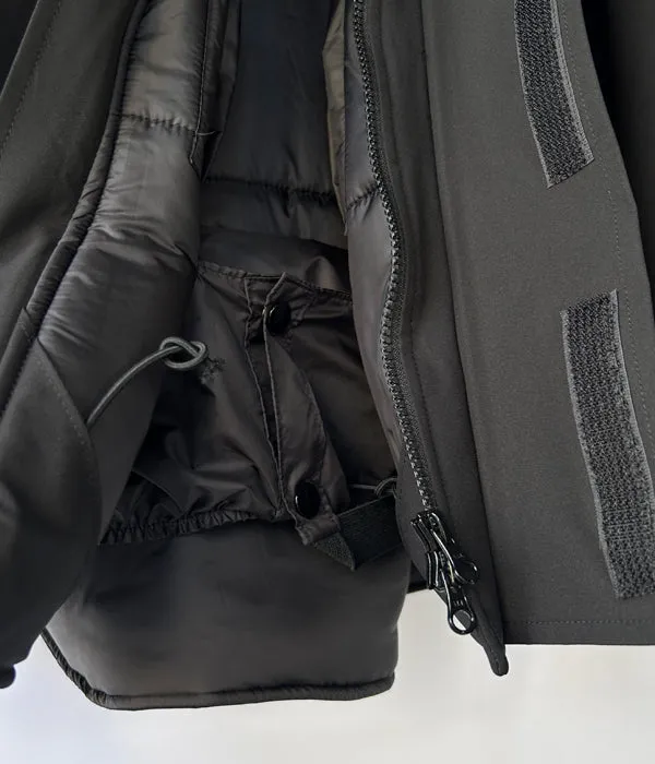 INTERIM/HI-LOFT WATER PROOF INSULATED HOODED JACKET (BLACK)
