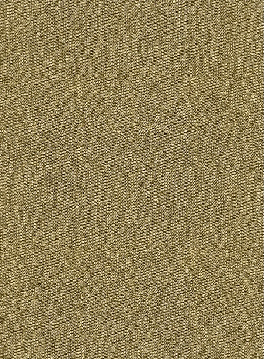 Italian Prato Tan Linen Highland Trousers