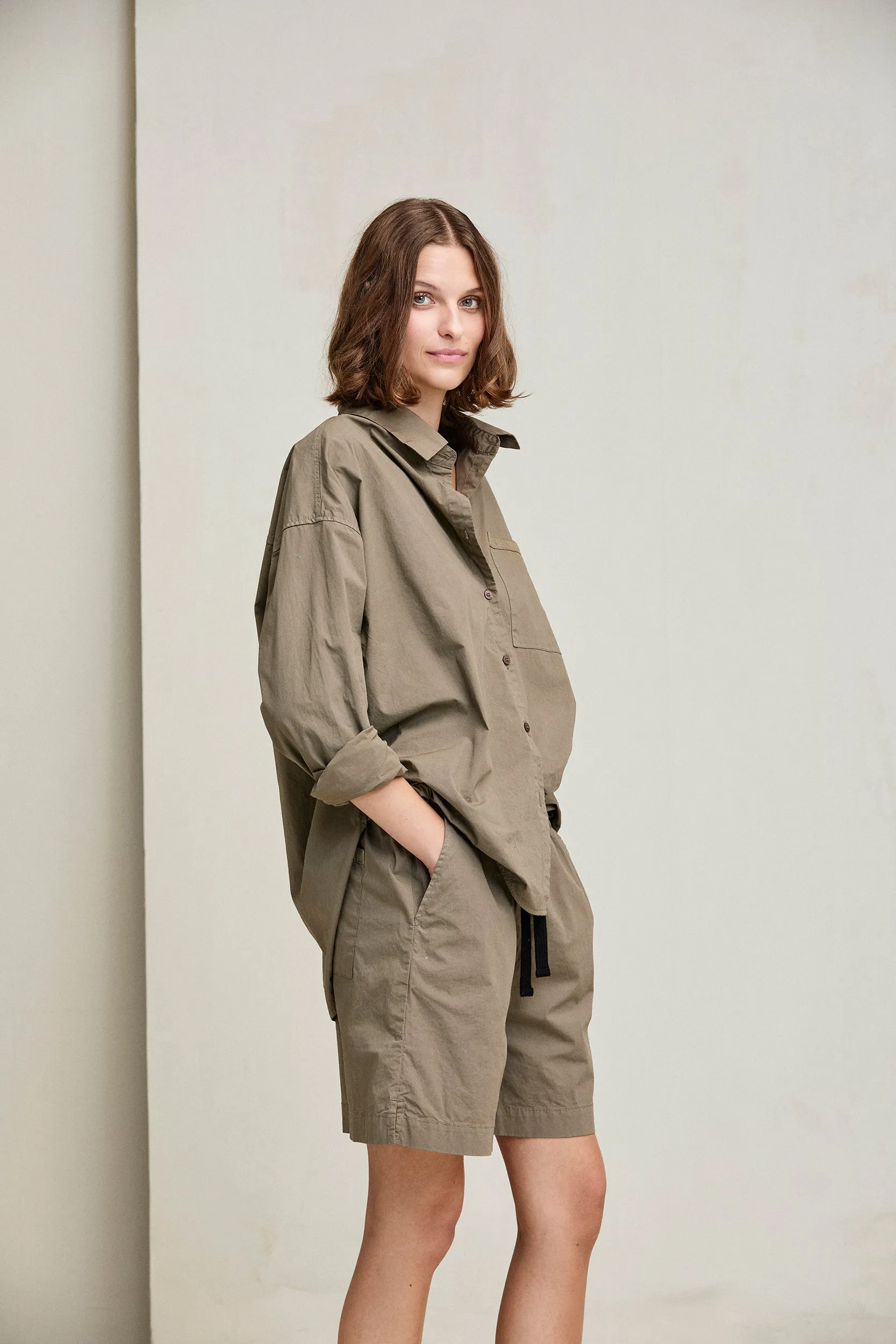 KristenseN Du Nord Shorts in Khaki