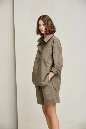 KristenseN Du Nord Shorts in Khaki