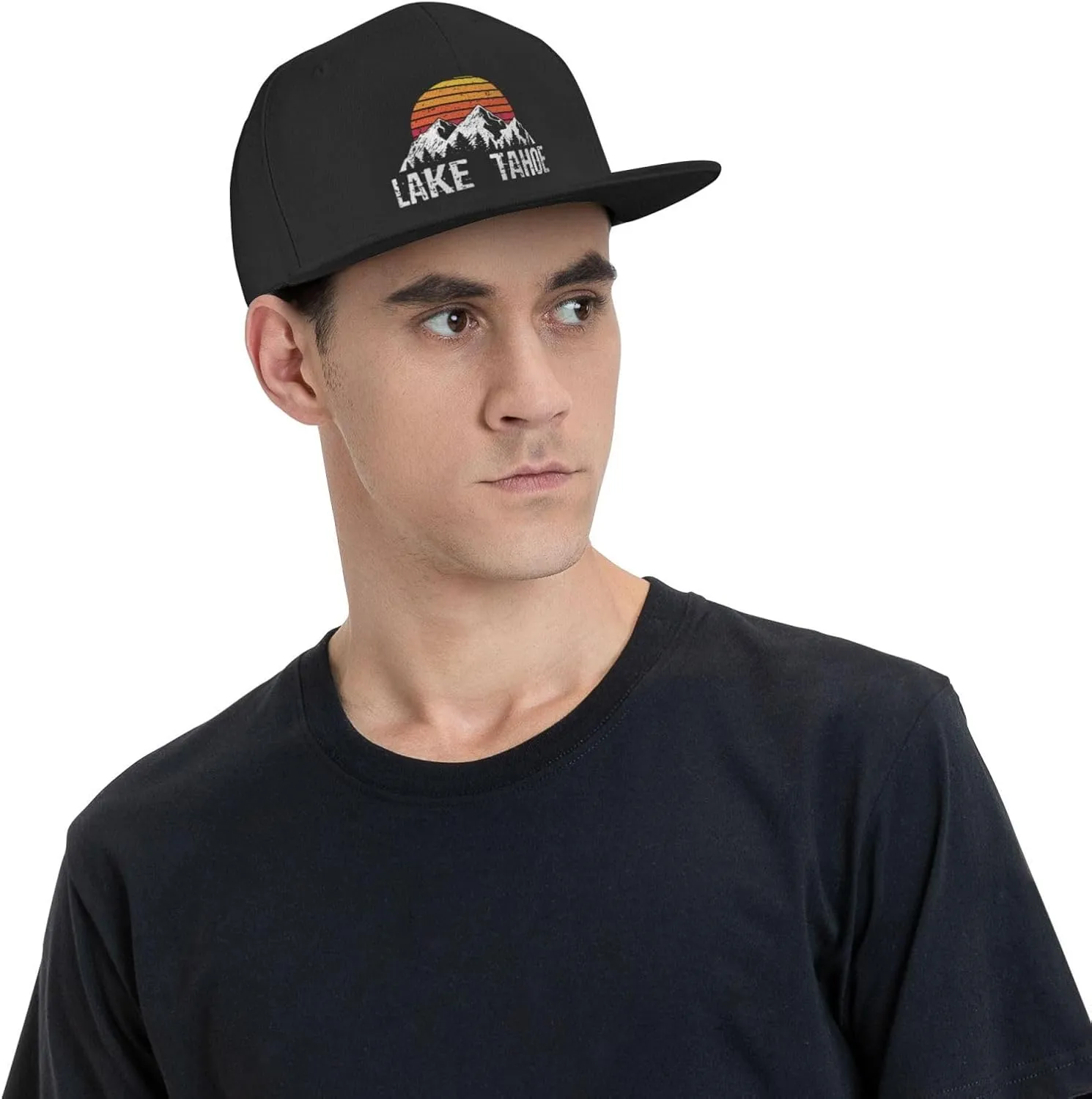 Lake Tahoe Unisex Baseball Cap Outdoor Travel Sun Protection Cap Casual Cap Flat Cap