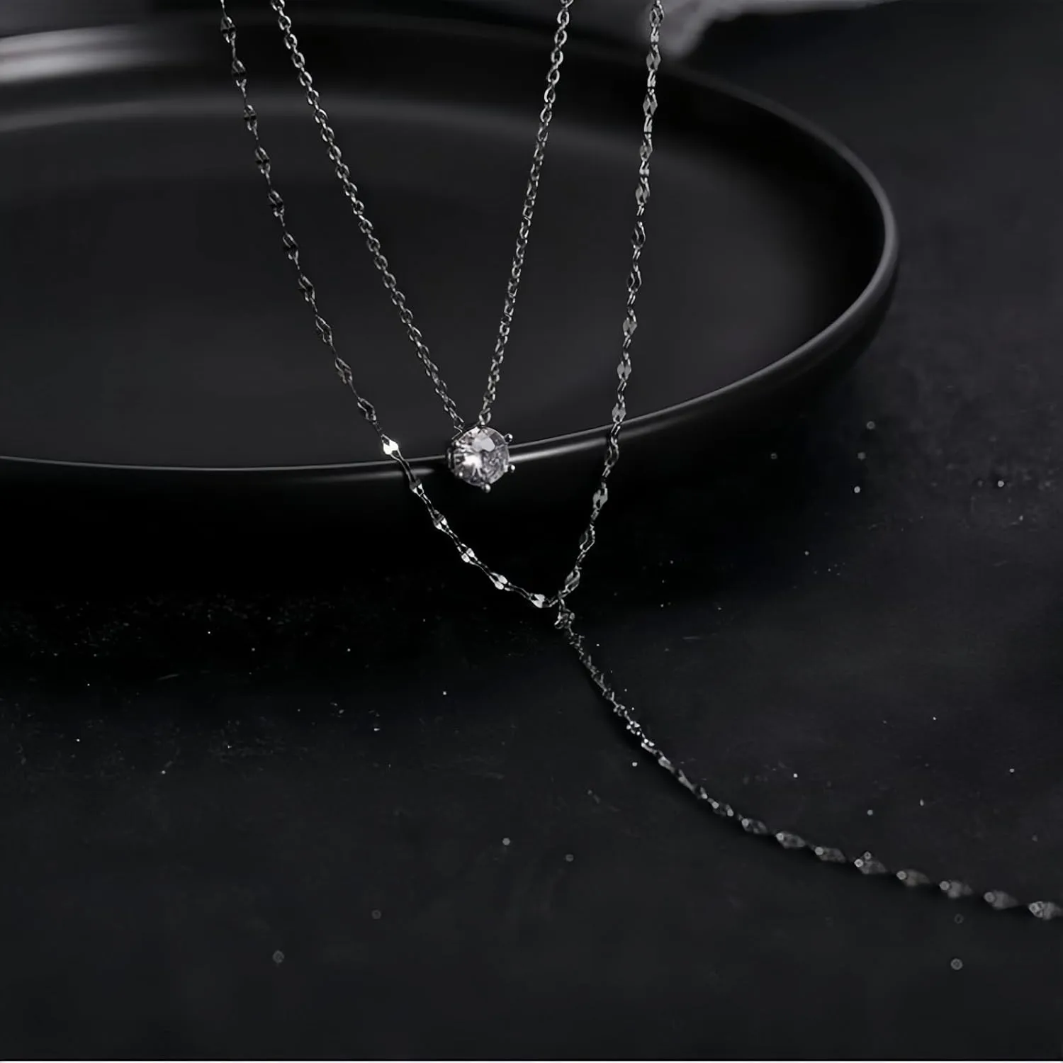 Long gold necklaces for women, Gold lariat necklace, Long chain necklace for women