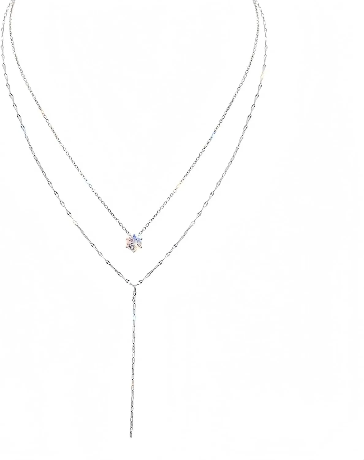 Long gold necklaces for women, Gold lariat necklace, Long chain necklace for women