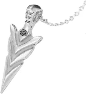 Luminous Arrow Pendant Necklace Glow In The Dark Retro Necklace Men Classic Punk Alloy Fluorescent Jewelry Gifts