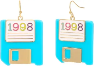 Madison Tyler 80s 90s Dangle Earrings | Funny 90s Vintage Earrings | Gift for Women