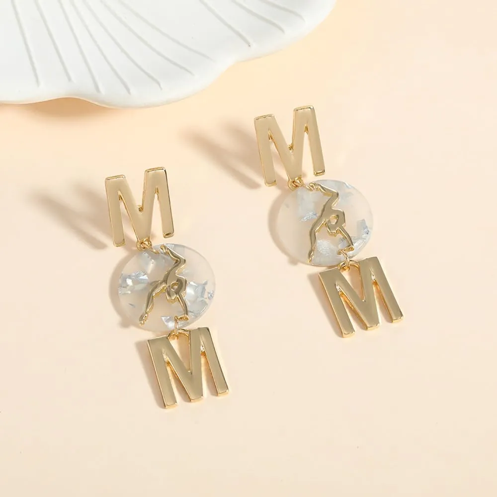 Madison Tyler Sports Earrings for Women | Football Mom Earrings Dangling | Baseball Basketball Football Soccer Earrings | Game Day Dangle Earrings for Women Gift