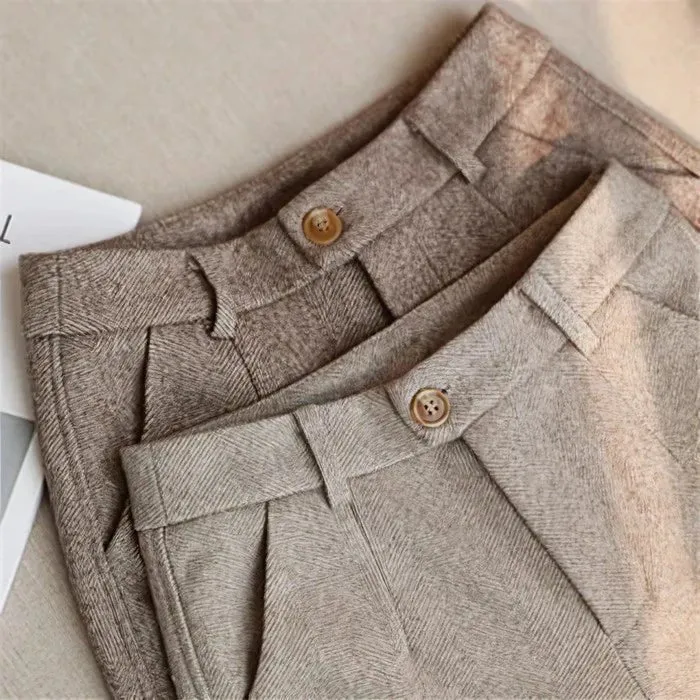 Malcolm | Textured Trousers