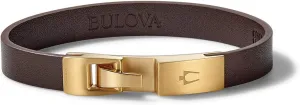 Men's Classic Leather Strap Bracelet